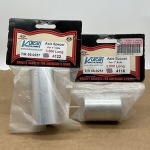 Lot Of 2 - T/R 59-0251 (4116) & 59-0257 (4122] Vulcan Axle Spacer For 1" Axle